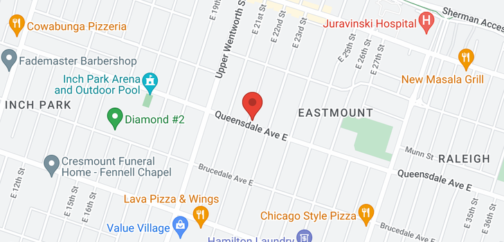 map of 527 QUEENSDALE Avenue E